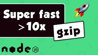 How to use compression in Nodejs to make it faster and smaller by at least 10 times [upl. by Suckow]