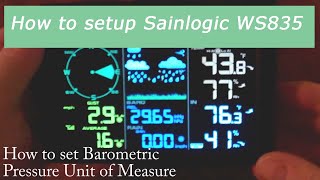 How to setup Sainlogic WS835 Weatherstation [upl. by Anialam222]