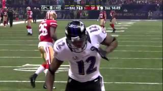 Jacoby Jones 109Yard Kickoff Return Super Bowl XLVII 2013 HD [upl. by Ffej]