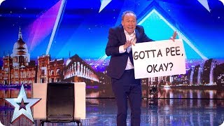 Tonight’s the night for HILARIOUS variety act Ben Langley  Auditions  BGT 2018 [upl. by Ientruoc]