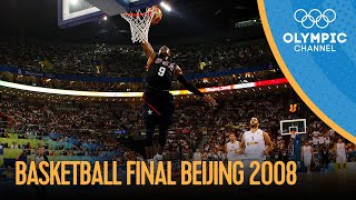 USA v Spain  Full Mens Basketball Final  Beijing 2008 Replays [upl. by Ressler]