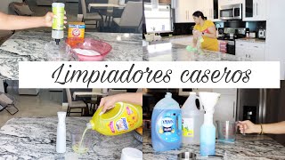 5 LIMPIADORES CASEROS PARA BAÑOS Y COCINALIMPIEZA 2021 [upl. by Colson528]