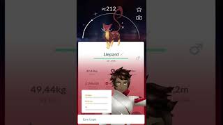 EVOLVING A SHINY PURRLOIN INTO A SHINY LIEPARD shinypokemon pokemongo [upl. by Adela]