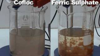 Wastewater Treatment  Cofloc coagulant vs metal based coagulant [upl. by Doowron]