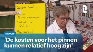 Klein bedrag betalen Liever niet pinnen bij de Marktkooplui 💳❌  L1 Nieuws [upl. by Catlee]