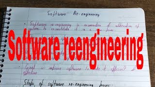 What is Re  Engineering  Re  Engineering in Software Engineering  Dr Kapil Govil [upl. by Stoller]