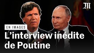 Vladimir Poutine interviewé par Tucker Carlson ancienne vedette de Fox News [upl. by Oaks]