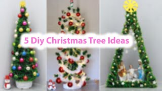 5 Diy Christmas Tree Ideas 🎄 Christmas Tree Decoration 2023🎄2024 [upl. by Fabien]