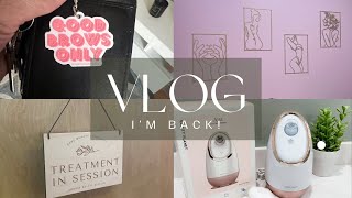 💞Esthetician Vlog Im Back Watch me work  Products  I Stopped Wearing Makeup [upl. by Nester]