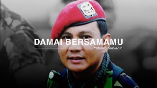 Prabowo  Damai BersamaMu AI Cover [upl. by Terpstra]