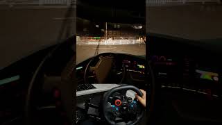 shorts Fernbus Simulator in heavy rain with Logitech G29 amp Tobii Eye Tracker [upl. by Morissa]