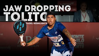 MustSee Tolito Aguirre Padel Skills [upl. by Odlauso]