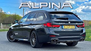 2022 ALPINA B5 Touring 320KMH REVIEW on AUTOBAHN by AutoTopNL [upl. by Ellezaj]