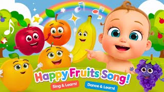 🍓 Super Fun Fruits Song  Sing amp Learn Fruits  Happy Kids Learning by ZubiDubiKids 🍎🍊 [upl. by Seabrooke]