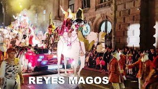 CABALGATA DE REYES MAGOS EN BARCELONA 2024 España [upl. by Eerual]