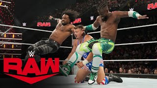 Xavier Woods loses cool during New Day’s match with American Made Raw highlights Sept 23 2024 [upl. by Theta]