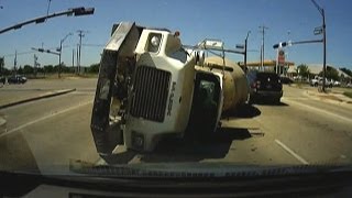 Terrifying headon collision caught on dash cam [upl. by Ayo161]