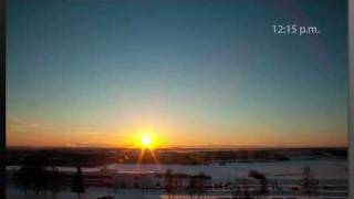 UAF  2010  Winter solstice in Fairbanks Alaska [upl. by Onnem]