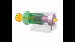 Nutscrew differential mechanism 2 [upl. by Zebedee]