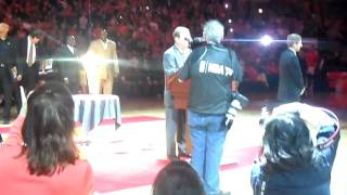 Chicago Bulls 20th Anniversary of 1st Championship Celebration 31211  Courtside View Part 1 [upl. by Llekcor965]