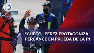 Checo Pérez sufre choque en primeras prácticas de la Fórmula 1 [upl. by Sophia393]