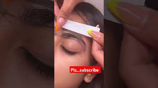 threading Eyebrow threading  threading eyebrows at home  beauty tips on face [upl. by Swetlana]