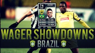 FIFA 13 Ultimate Team Wager Matches Brazil  JUCILEI WAGER 4 [upl. by Nyladnek]