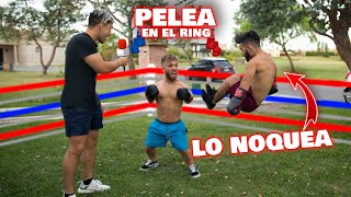 LA GRAN BATALLA ENTRE NATHAN Y ENANO MALDITO increible p3lea de boxeo [upl. by Gnaht]