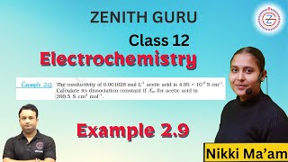 Electrochemistry  Class 12 NCERT  Chapter 2  Example 29  By Nikki Maam [upl. by Pietrek38]