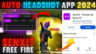 How To Use Senxit In Free Fire Max Auto Headshot App [upl. by Shig]