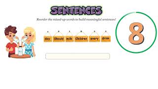 Unscramble Sentences  Part 1 [upl. by Mose]