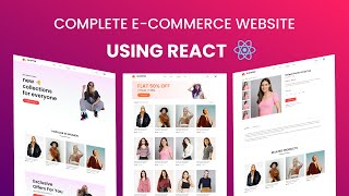 How To Create Complete Ecommerce Website Using React JS Step by Step Tutorial 2023 [upl. by Tedric]