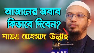 আজানের জবাব দেওয়ার নিয়ম শায়খ আহমাদ উল্লাহ্ মাদানী ahmad ullah madani bangla waz azaner jobab deya [upl. by Reehsab760]