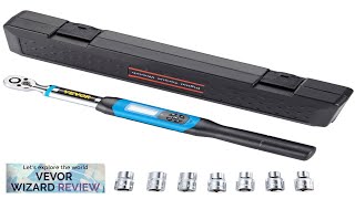 VEVOR Digital Torque Wrench 38quot Drive Electronic Torque Wrench Torque Wrench Kit Review [upl. by Rachaba578]