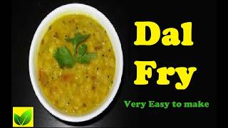 Dal Fry Very Easy to make Sattvic Recipe [upl. by Dorothi]