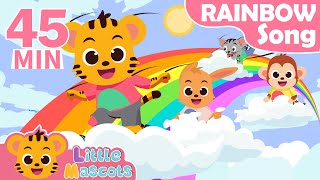 Colors Of The Rainbow  Color Song  more Little Mascots Nursery Rhymes amp Kids Songs [upl. by Nogaem]