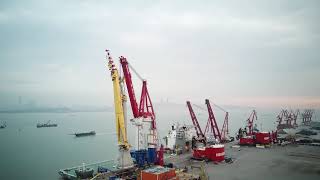 Huisman 3000mt Offshore Mast Crane Installation onboard Bokalift 1 [upl. by Won]