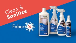 Faber ❌  New sanitizing solutions for all floors surfaces and for you [upl. by Nibor268]