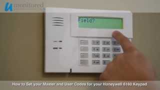 How to Add Delete and Modify Zones on your Honeywell 6160 Alarm Keypad [upl. by Schell]