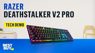 Razer DeathStalker V2 Pro Gaming Keyboard — from Best Buy [upl. by Kciregor]