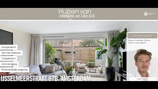 Te koop IJsselmeerstraat 67B Amsterdam  Hoekstra en van Eck Makelaars  Méér Makelaar [upl. by Willabella]