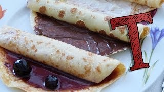 Basic Crepe Recipe  How to make Crêpes  Crepe Recipes [upl. by Eenahc163]