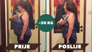 Kako Je Moja Klijentica Davorka Izgubila 30 kilogrma bez vježbanja [upl. by Ellenod151]