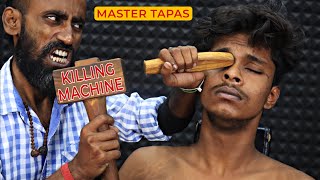 Massage or Suicide Head Massage amp Neck Cracking  Eye Massage by Killing Machine  ASMR [upl. by Enylecoj]