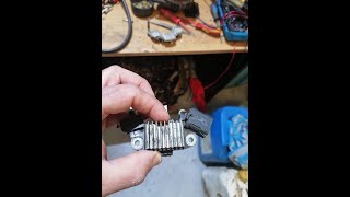 How to check alternator diode block Verificare bloc de diode alternator Opel Astra H [upl. by Rubel982]