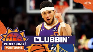 Beal returns but Booker and Goodwin lead Suns to win over Warriors  PHNX Suns Postgame Live [upl. by Letsou]