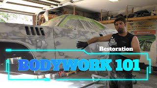 Basic guide to Bodywork block sanding priming and primers in the restoration world [upl. by Llemhar831]