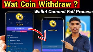 Wat Coin Airdrop Claim Process  Wat coin airdrop withdraw  Gamee watbird Airdrop Withdraw [upl. by Yuk]