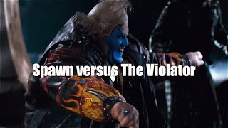 Spawn VS The Violator  Long Hard Road Out of Hell [upl. by Knowland366]