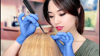 ASMR Dry Scalp Check and Treatment [upl. by Giliana703]